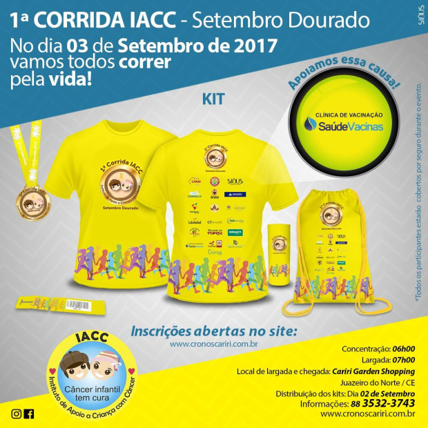 1ª Corrida IACC - Setembro Dourado