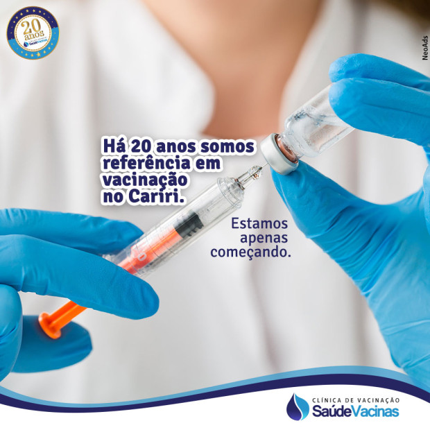 Há 20 anos somos referência em vacinação no Cariri