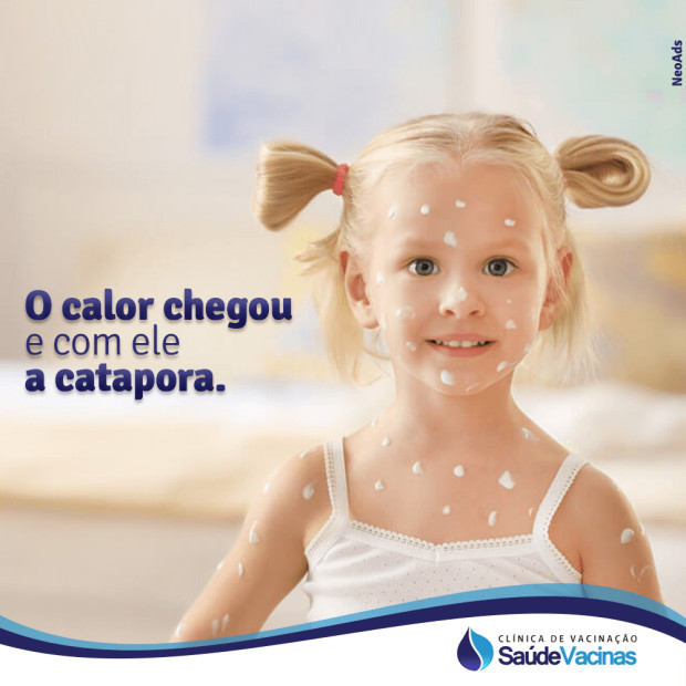 O calor chegou e com ele a catapora