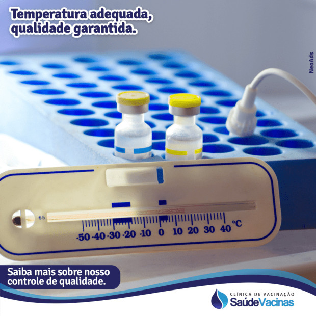 Temperatura adequada, qualidade garantida.