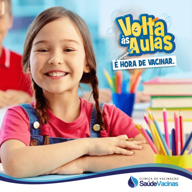 Volta às aulas é hora de vacinar
