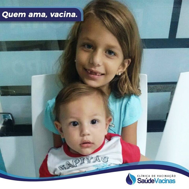 Os irmãos Ana Maria e Lucas